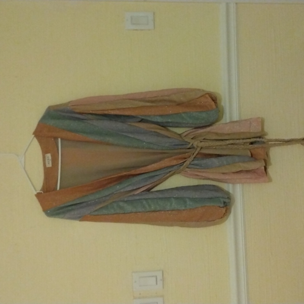 Dress. Fancy. Shimmery. Aura brand. Boho. Party dress. Women's. Size small.